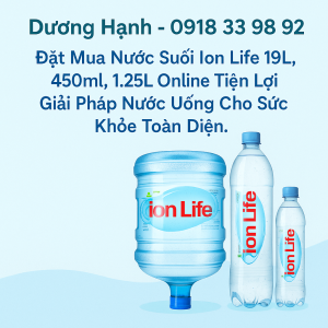 Đặt Nước Ion Life Kiềm Tại TPHCM