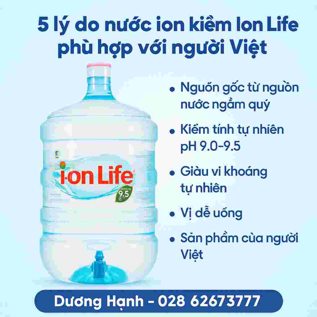 nước ion kiềm an toàn và khoa học hơn